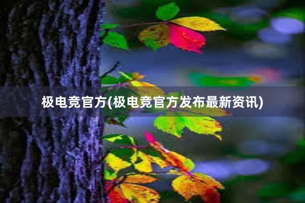 极电竞官方(极电竞官方发布最新资讯)