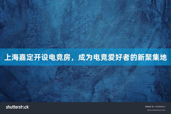 上海嘉定开设电竞房，成为电竞爱好者的新聚集地