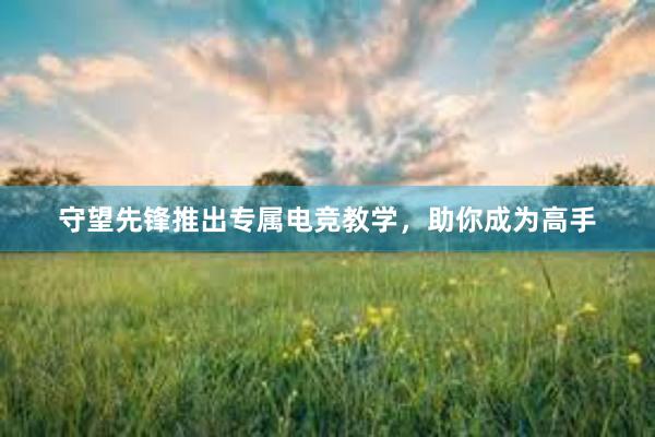 守望先锋推出专属电竞教学，助你成为高手