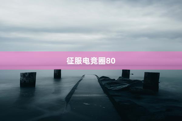 征服电竞圈80