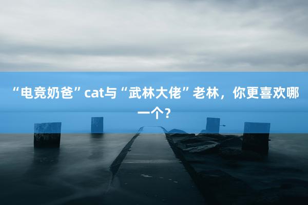 “电竞奶爸”cat与“武林大佬”老林，你更喜欢哪一个？